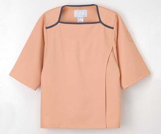 ナガイレーベン 検診衣上衣 オレンジ M FK1466 1枚（ご注文単位1枚）【直送品】