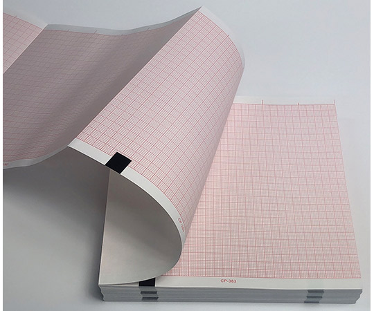 ちばら 心電図記録紙 幅145mm×長100m/折150mm（折り畳み型） 6冊入 CP-383 1箱（ご注文単位1箱）【直送品】