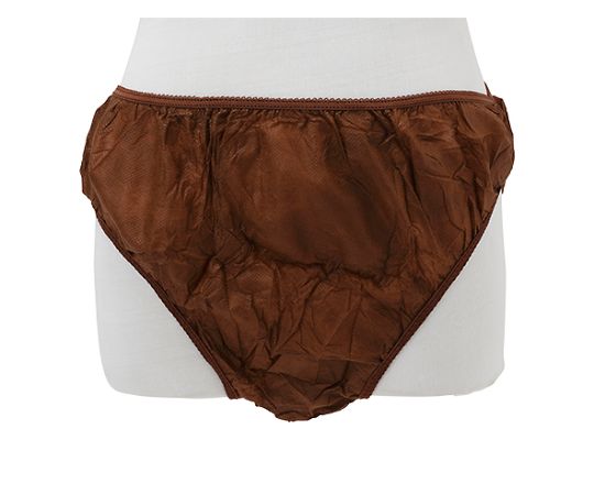 フィフティ・ヴィジョナリー ペーパーショーツXL（ブラウン）1000枚 WN-005-BR 1ケース（ご注文単位1ケース）【直送品】