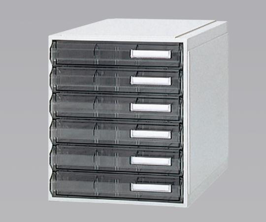 サカセ カセッター B4タイプ（引出6段）クリアー HB4-004 1個（ご注文単位1個）【直送品】