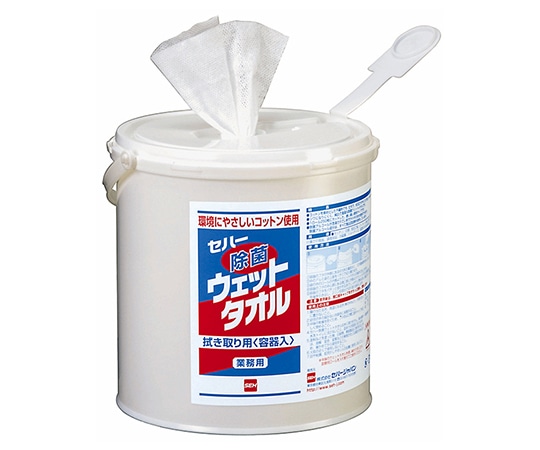 セハージャパン セハー除菌ウェットタオル 容器入 1ケース（4個入） 05101 1ケース（ご注文単位1ケース）【直送品】