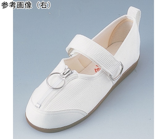 マリアンヌ製靴 足元応援GM505 片足（左）白 25.0cm  1個（ご注文単位1個）【直送品】