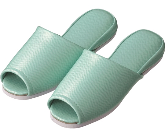 日紅商事 ヘリンボン柄前開きスリッパ ブルー 20足セット NB5003(20ソクセット)-ブルー-26.0cm 1箱(ご注文単位1箱)【直送品】