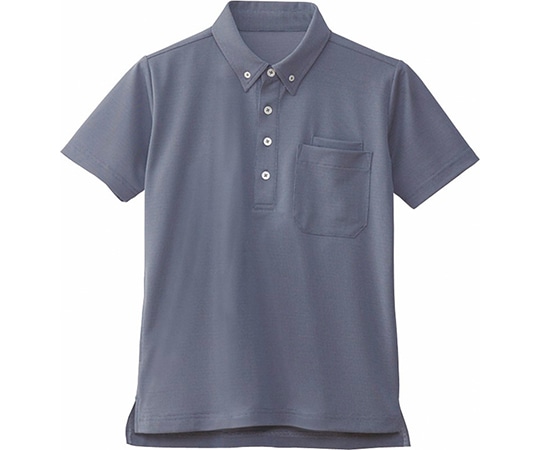 WHISEL(自重堂) 半袖BDポロシャツ インディゴ M WH90618 1枚(ご注文単位1枚)【直送品】