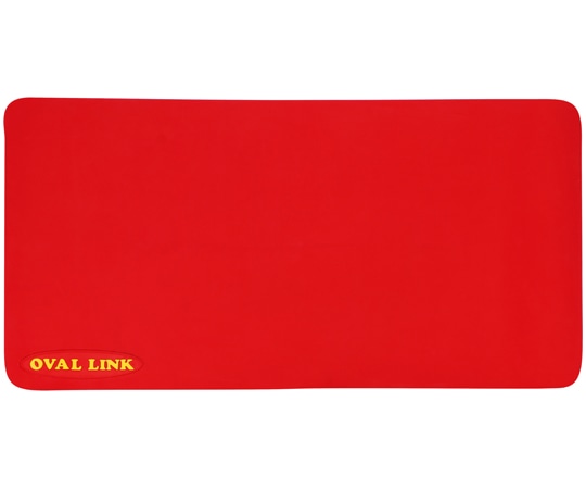 弘進ゴム オーバルリンク 浴室用マット レッド 10枚入 マットタイプ L  1箱（ご注文単位1箱）【直送品】