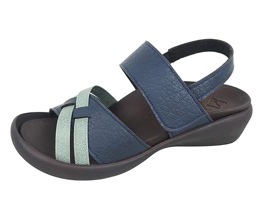 リゲッタ リゲッタ ツートンクロスベルトサンダル ダークブルー M CJFW3501-DBL-M（23.0cm-23.5cm） 1足（ご注文単位1足）【直送品】