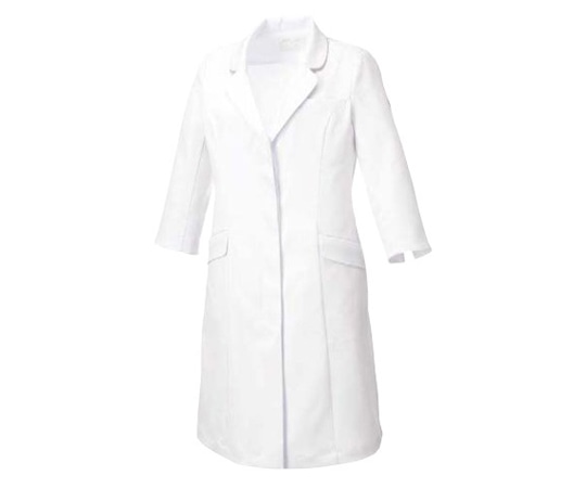 MICHEL KLEIN（ミッシェルクラン） ドクターコート[女性用] ホワイト L ストレッチツイル MK-0012 1着（ご注文単位1着）【直送品】
