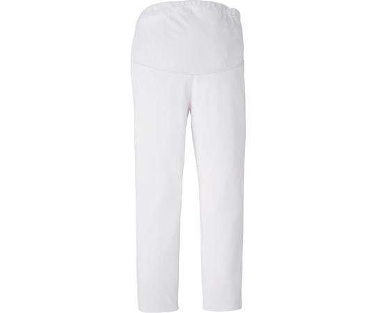 KAZEN マタニティパンツ ホワイト LL 854-40L 1枚(ご注文単位1枚)【直送品】