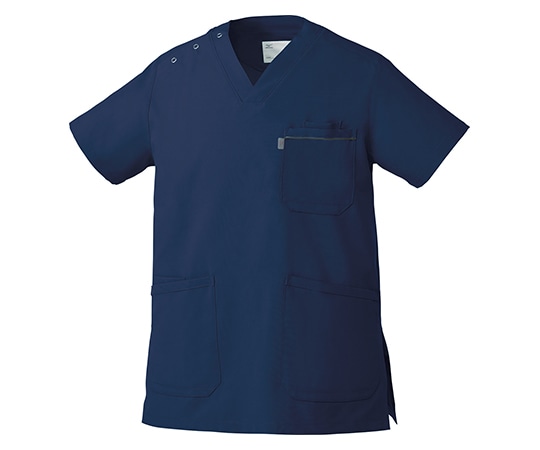 ミズノ（チトセ） 男女兼用スクラブ ネイビー 5L MZ0018-C-5-5L 1枚（ご注文単位1枚）【直送品】