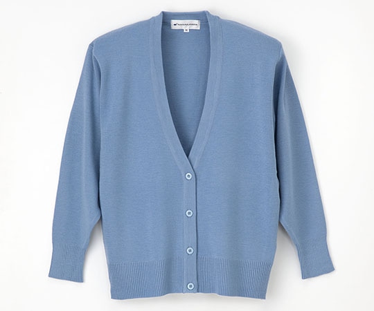 ナガイレーベン カーディガン ブルー M JT2350 1枚(ご注文単位1枚)【直送品】
