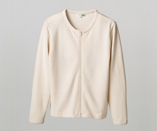 ディーフェイズ ダブルジップカーディガン アイボリー LL C-03 1枚（ご注文単位1枚）【直送品】