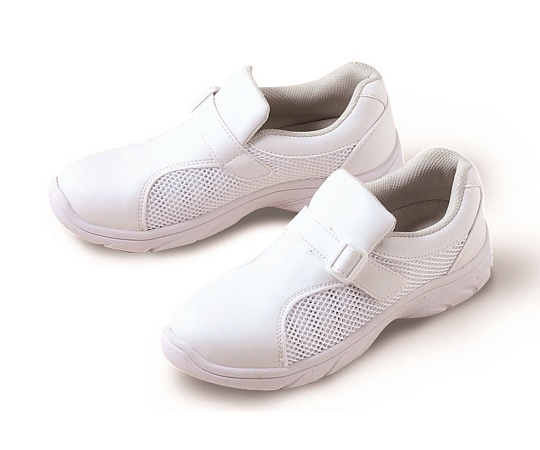 フォーク プレーンメッシュ ホワイト 23.0cm 840-1 1足（ご注文単位1足）【直送品】