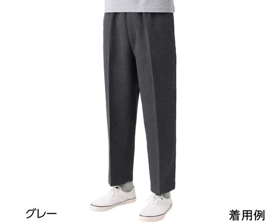 ケアファッション 裾ファスナーパンツ グレー 3L（紳士） 821200 1個（ご注文単位1個）【直送品】