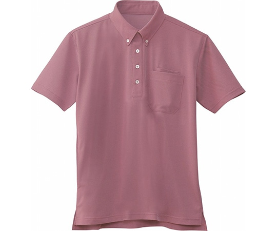 WHISEL（自重堂） 半袖BDポロシャツ ワイン LL WH90618 1枚（ご注文単位1枚）【直送品】