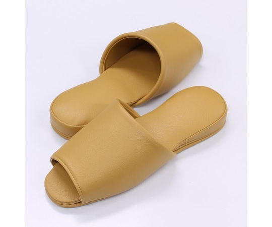 日紅商事 無柄スリッパ（前開きタイプ）キャメル 20足セット ST601（20ソクセット）-キャメル-26.5cm 1箱（ご注文単位1箱）【直送品】