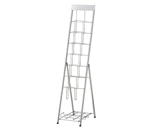 ストア・エキスプレス スマートカタログスタンド A4 1列7段 シルバー 入数3台 61-820-7-8 1セット（ご注文単位1セット）【直送品】