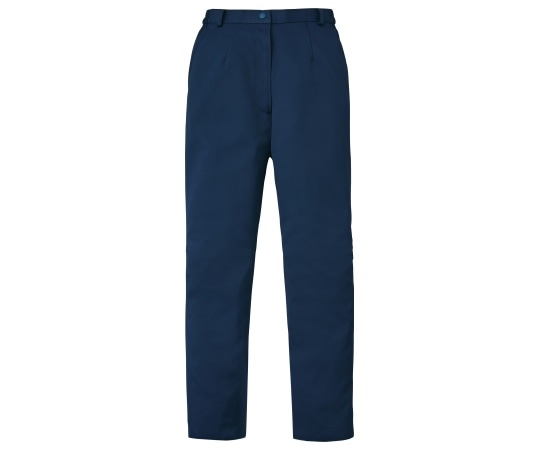 KAZEN レディススリムストレートパンツ ネイビー 4L YW34-8 4L 1枚（ご注文単位1枚）【直送品】