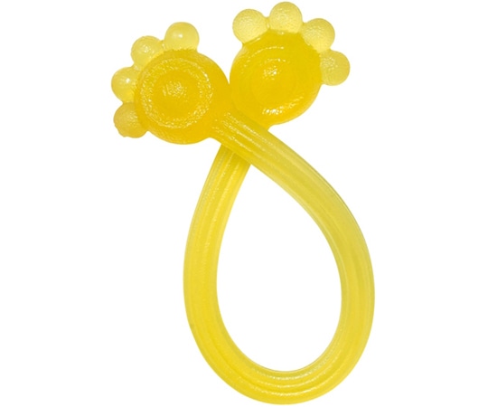 島製作所 わくわくエクササイズ ねこのて イエロー（レギュラー）  1個（ご注文単位1個）【直送品】