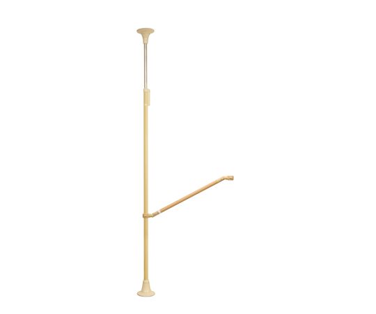 DIPPERホクメイ ベスポジBPZ 丸ベース ロング ト型 伸縮手すり 曲げ900-1200 セット BPZ-K5600-31 1個（ご注文単位1個）【直送品】