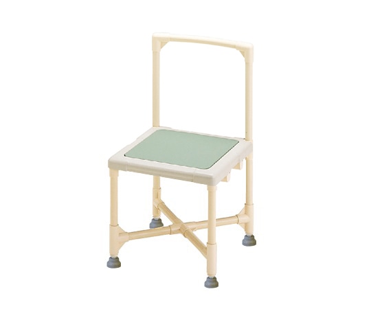 矢崎化工 シャワーいす 背もたれ型 （ターンテーブル無し・アジャスターあり） CAA-0301 1台（ご注文単位1台）【直送品】