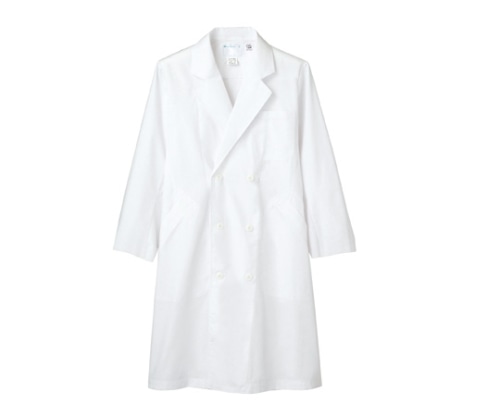 住商モンブラン 診察衣 メンズ 長袖W 白 51-611 5L 1枚（ご注文単位1枚）【直送品】