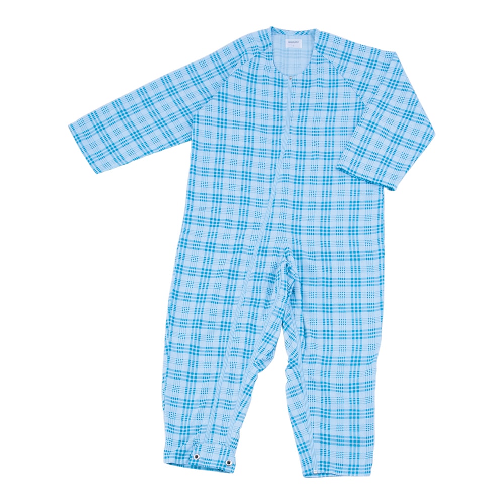 萬楽 マンラク2型ねまき プルーチェック L MR-1002 1枚（ご注文単位1枚）【直送品】