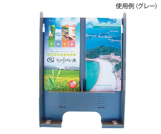 ナカキン パンフレットスタンド用サイズチェンジパーツ ホワイト 1セット（4個入） SCP-4-W 1セット（ご注文単位1セット）【直送品】