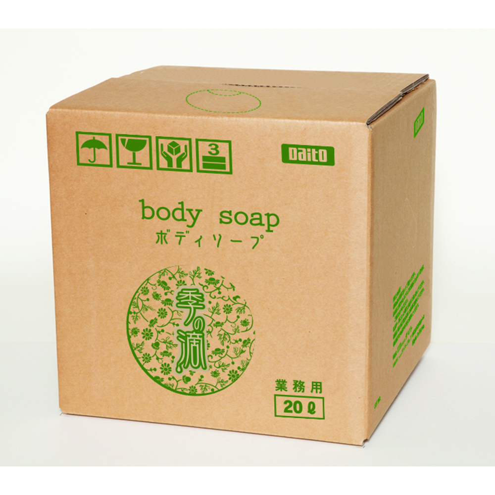 ダイト 季の滴 ボディソープ 20L(コック付) 1箱(ご注文単位1箱)【直送品】