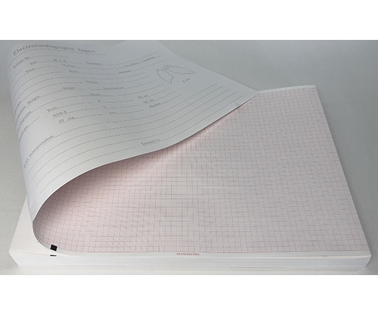 ちばら 心電図記録紙 幅210mm×長60m/折300mm（折り畳み型・方眼線有） 5冊入 CP210-60Z-DM2 1箱（ご注文単位1箱）【直送品】