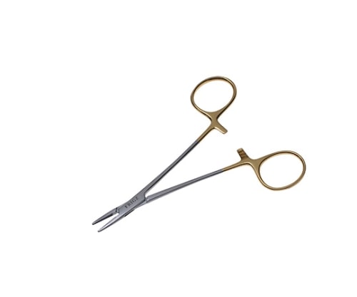 日本フリッツメディコ T/Cハルシー持針器 13.5cm 0.4チップ付 C006-013G 1個（ご注文単位1個）【直送品】