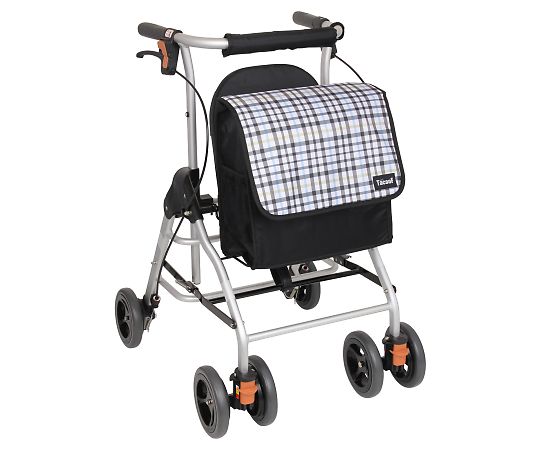 幸和製作所 歩行車 テイコブリトルハイⅡ チェックブラック WAW15 1個（ご注文単位1個）【直送品】