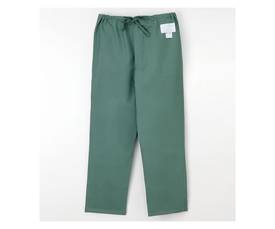 ナガイレーベン 男子ズボン グリーン M AD318 1枚（ご注文単位1枚）【直送品】