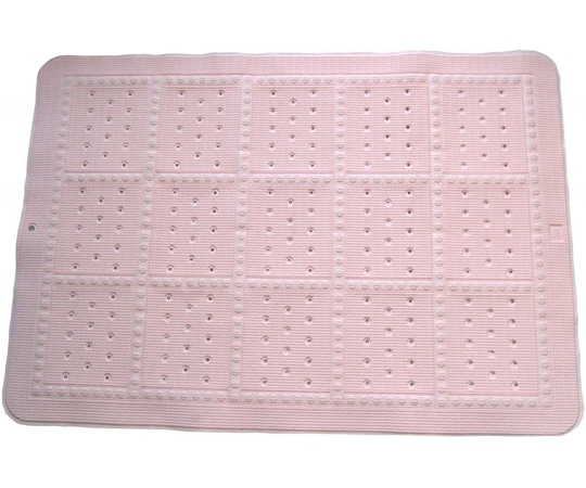 ジャパン・インターナショナル・コマース すべり止めお風呂マット（すべり止めバスマット）ピンク XL  1枚（ご注文単位1枚）【直送品】