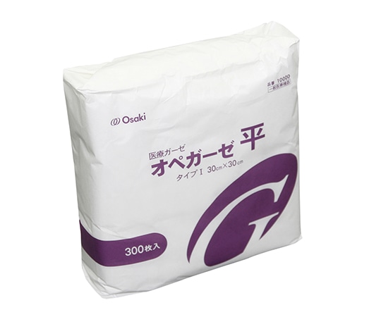 オオサキメディカル オペガーゼ 平 300枚入 10000 1パック(ご注文単位1パック)【直送品】