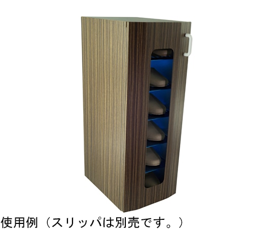 東邦歯科産業 UVクリーン キュート6足 光触媒・殺菌灯仕様 右取手 木目調ドア ゼブラウッドダーク  1台（ご注文単位1台）【直送品】