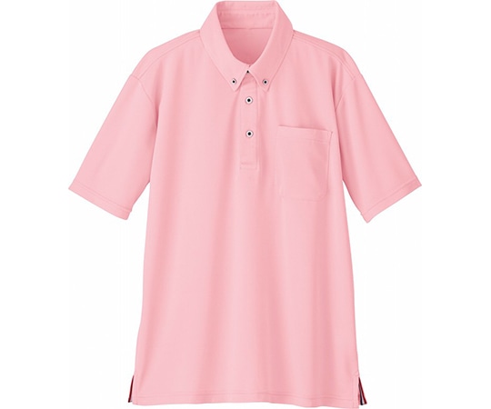 WHISEL（自重堂） 半袖BDポロシャツ ピンク L WH90418 1枚（ご注文単位1枚）【直送品】