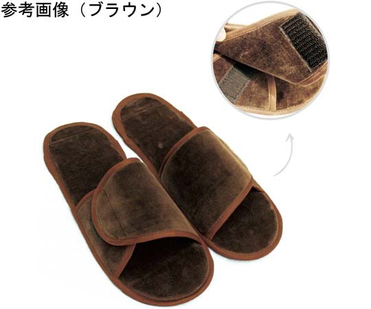 CML CKL ベロア マジックスリッパ ホワイト V012311 1足（ご注文単位1足）【直送品】