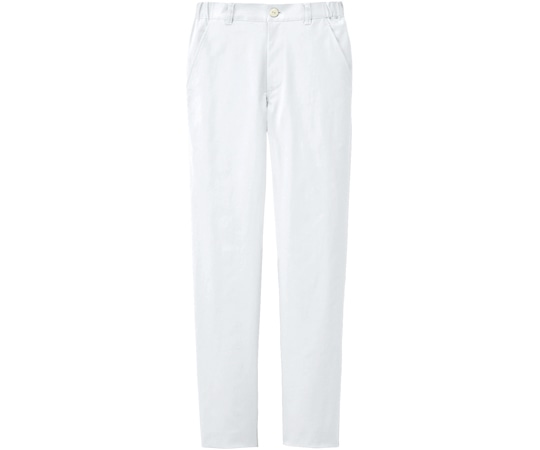KAZEN 男女兼用パンツ ホワイト M KZN860-10 1枚(ご注文単位1枚)【直送品】