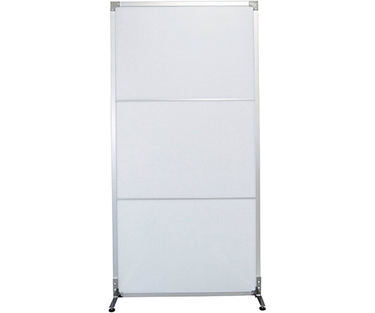 岐阜プラスチック工業 抗菌ウォール 軽量タイプ アジャスター仕様 フルパネル シルバー FS5-1018F 1個（ご注文単位1個）【直送品】