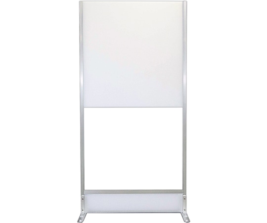 岐阜プラスチック工業 抗菌ウォール 高剛性タイプ アジャスター仕様 ハーフパネル シルバー FS19-1018H 1個（ご注文単位1個）【直送品】