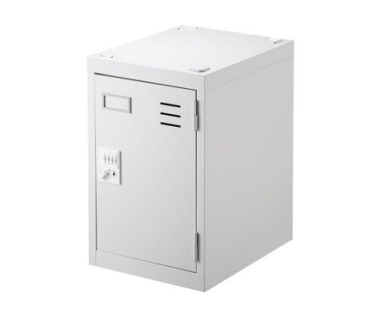 サンワサプライ 316x400x500mm 個別ロッカー（連結式/棚板付） EA954DM-12 1個（ご注文単位1個）【直送品】