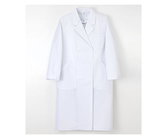 ナガイレーベン 女子ダブル診察衣 ホワイト S HK12 1枚（ご注文単位1枚）【直送品】
