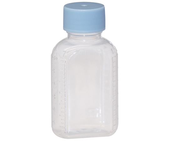 金鵄製作所 小判型投薬瓶 60mL ノーマルキャップ(スカイブルー:水) 200本入 20010-002 1箱(ご注文単位1箱)【直送品】