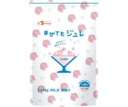 フードケア まぜてもジュレ もも風味大袋 4袋入 1箱(ご注文単位1箱)【直送品】