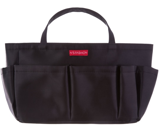 ニーズ コスメも入る バッグインバッグ ブラック 0-36112-001 1個（ご注文単位1個）【直送品】