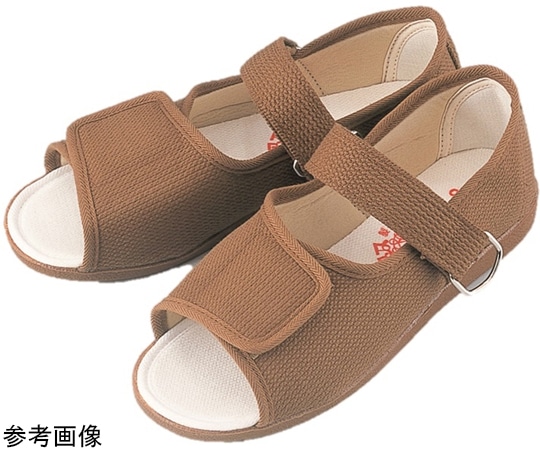 マリアンヌ製靴 足元応援GM503 片足（右）茶 28.0cm  1個（ご注文単位1個）【直送品】