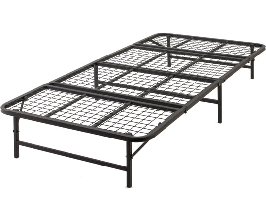 ファミリー・ライフ 収納式折りたたみパイプベッド シングル ブラック 0412010 1箱（ご注文単位1箱）【直送品】