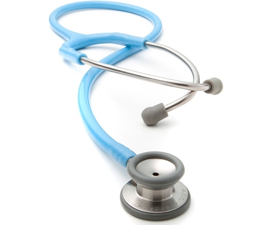 ユーメド貿易 ADスコープ ペティアトリッククリニシャンステトスコープ アクアブルー AD704AB 1本（ご注文単位1本）【直送品】