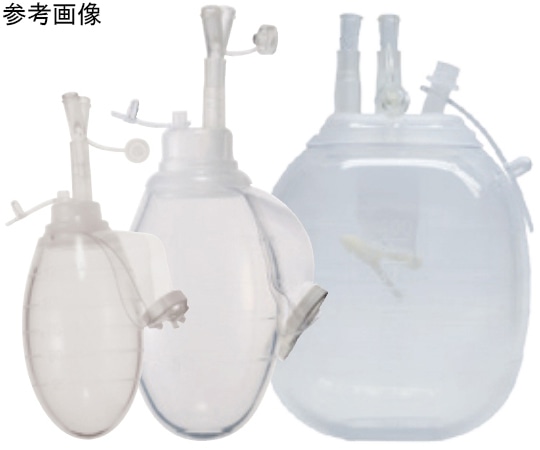 フォルテグロウメディカル Argyle Fukuroi マルチチャネル ドレナージ ポンプﾟ バルブ型 400mL シングル×2 5220-400SS 1箱（ご注文単位1箱）【直送品】