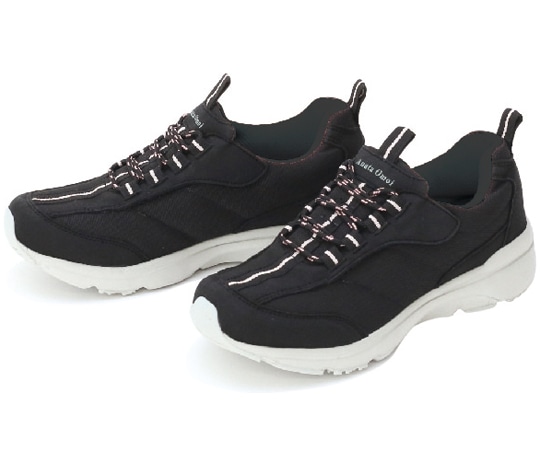 阪神素地 羽マジックシューズ 婦人 ブラック 23.0cm LE3950 1足（ご注文単位1足）【直送品】